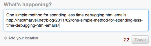 Twitter.com's Link Shortening